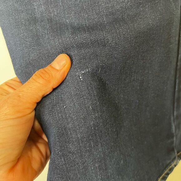 Paige Laurel Canyon Womens Denim Jeans Wide Leg Flared Blue Wash Size 26 - Picture 11 of 11